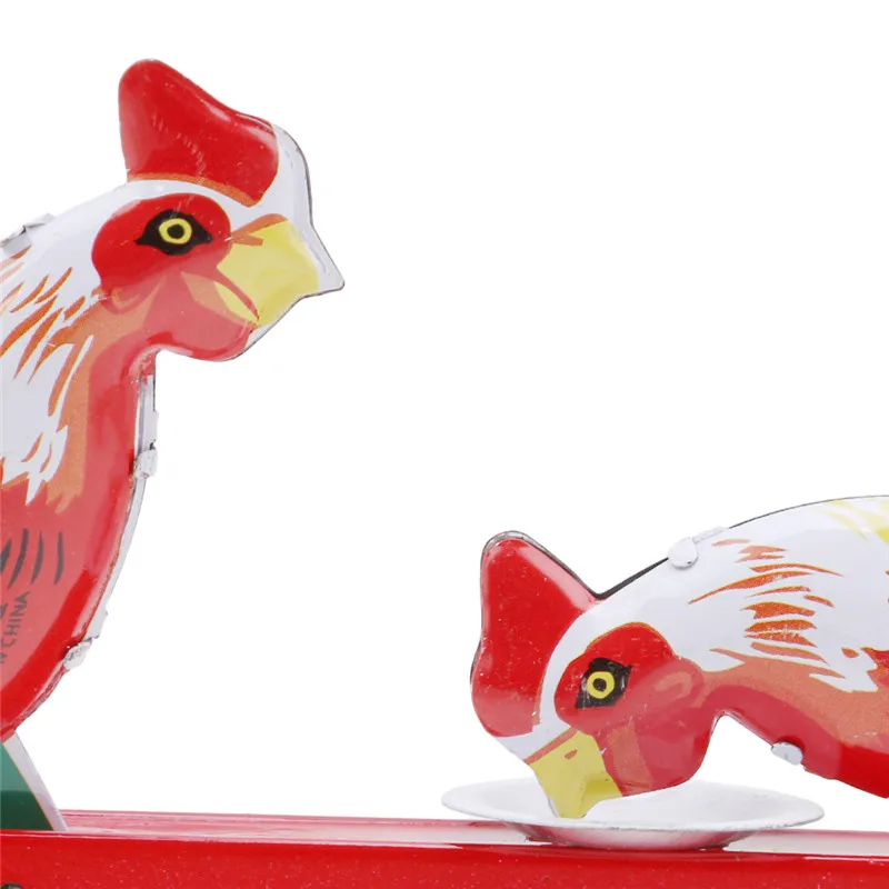 

New 2021 Brand New Vintage Pecking Chicks Tin Toy Collectible Gift For Children