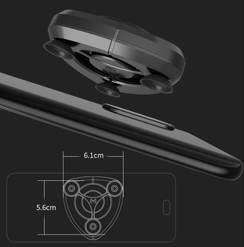 Вентилятор радиатора мобильный кулер для телефона охлаждающий кронштейн