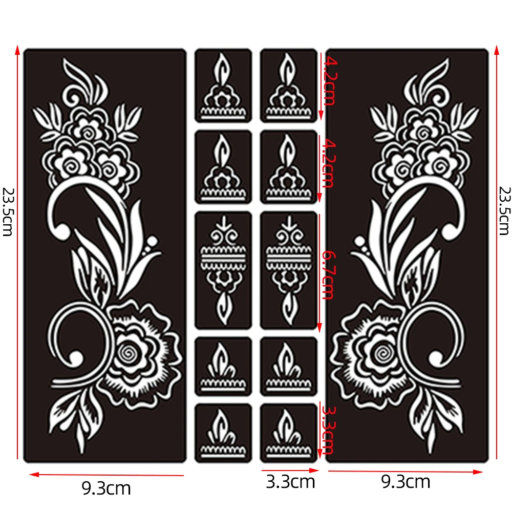 1 Набор травяные наклейки для татуировок | Красота и здоровье