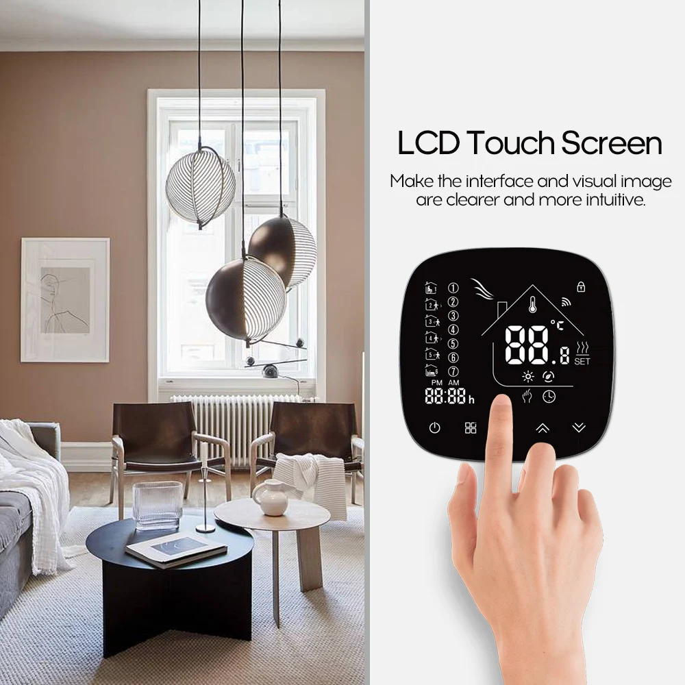 Беспроводной термостат переключатель умный Wifi термостатический пол контроль