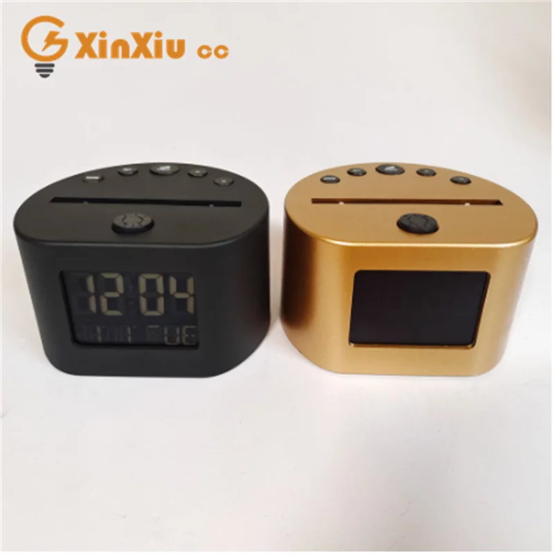 

3D Small Night Light Base Calendar Digital Clock Colorful Atmosphere Light Alarm Clock Gift Multifunctional Colorful Clock Base