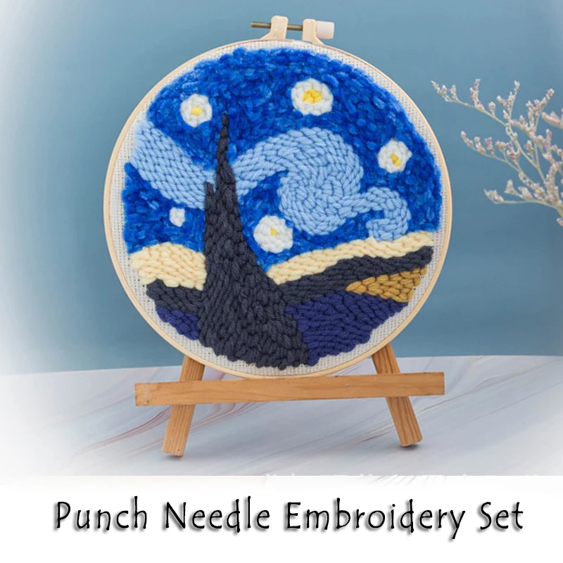 Набор для вышивки с кольцом Ван Гога набор рукоделия вышивка крестиком