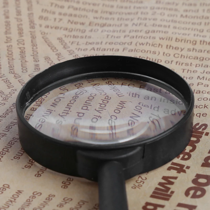 

Magnifier 60mm Hand Held 5X Magnifying Loupe Reading Glass Lens