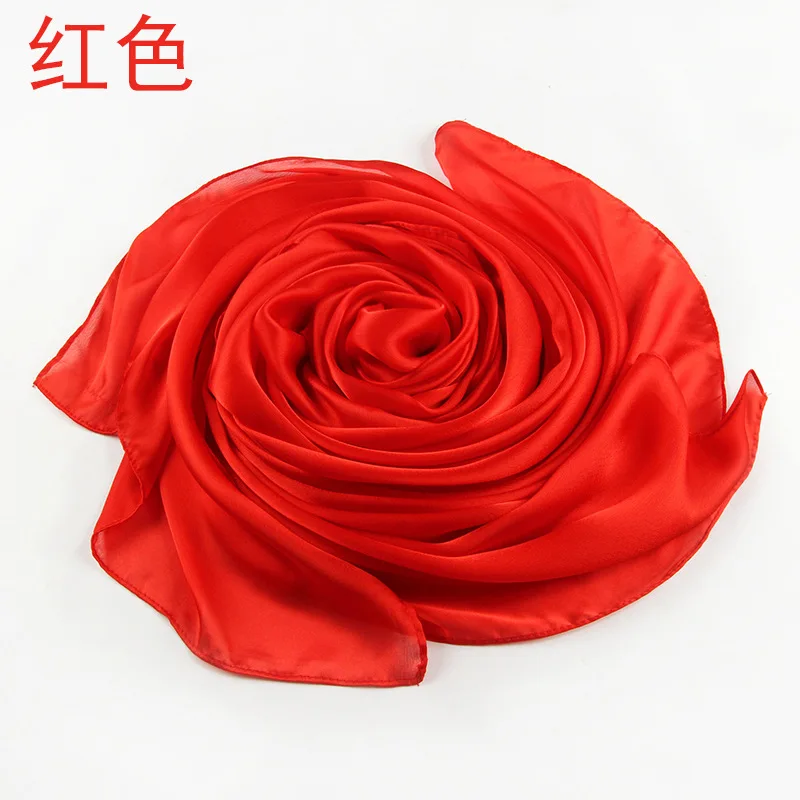 Шелковая ткань 100% однотонный разноцветный окрашенный Шелковый шарф