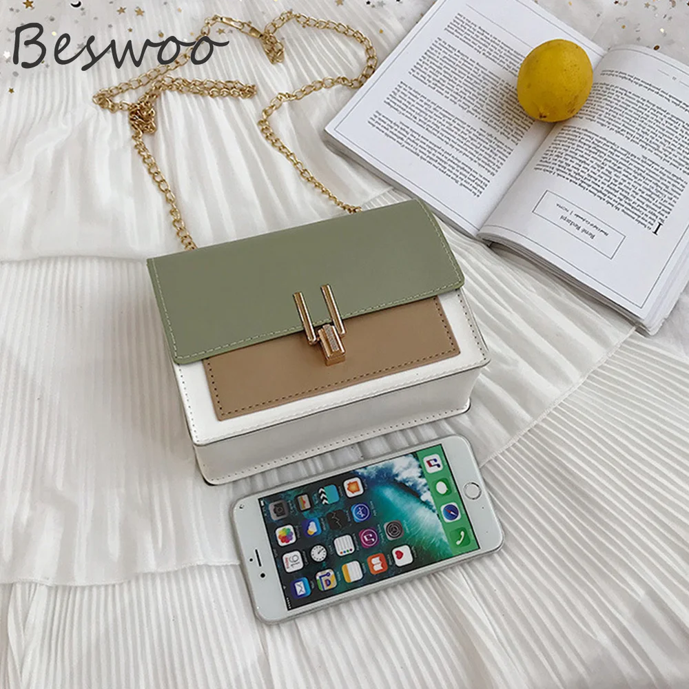

Korean Casual Handbags for Women Textured Leather Chain Single Shoulder Bag High Quality Simple Fashion Female Bag Dropshipping