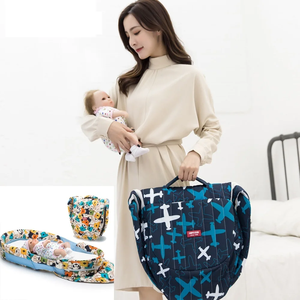 Детская переносная сумка для кровати многофункциональная складная кроватка