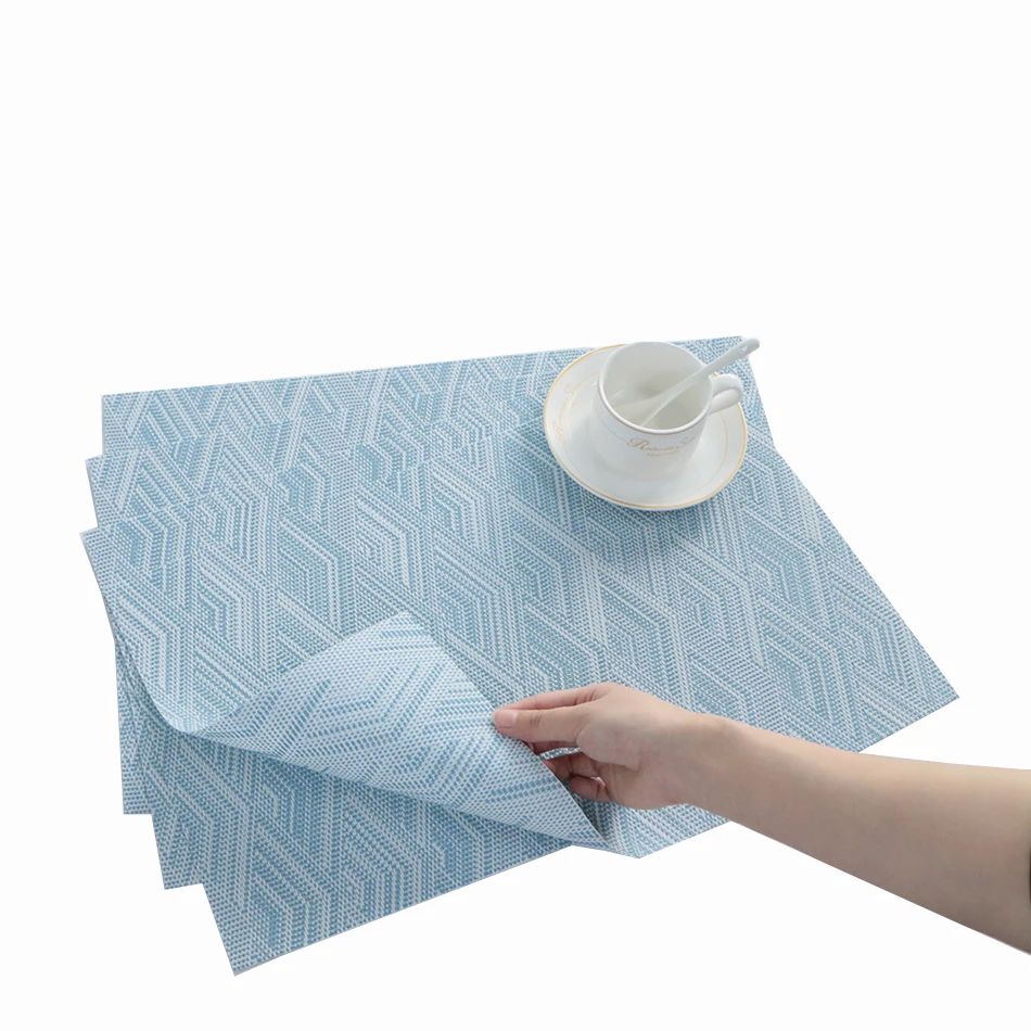

PVC Placemat Washable Non-Slip Heat Resistant for Kitchen Dinning Table Thanksgiving And Christmas