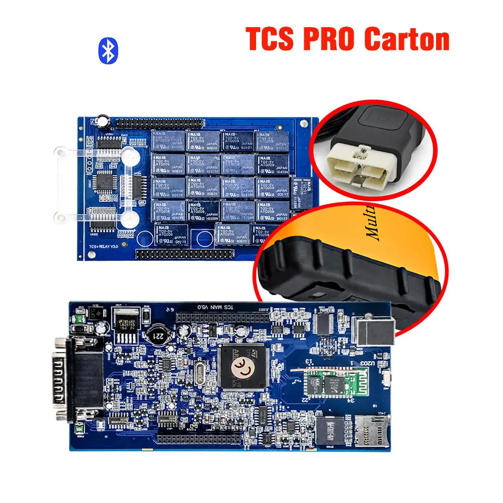 tcs pro 2 V2015.R3 супер cdp tcs pro многоязычный obd2 Диагностический Инструмент tcs с bluetooth для автомобиля грузовика - Цвет: tcs pro 2