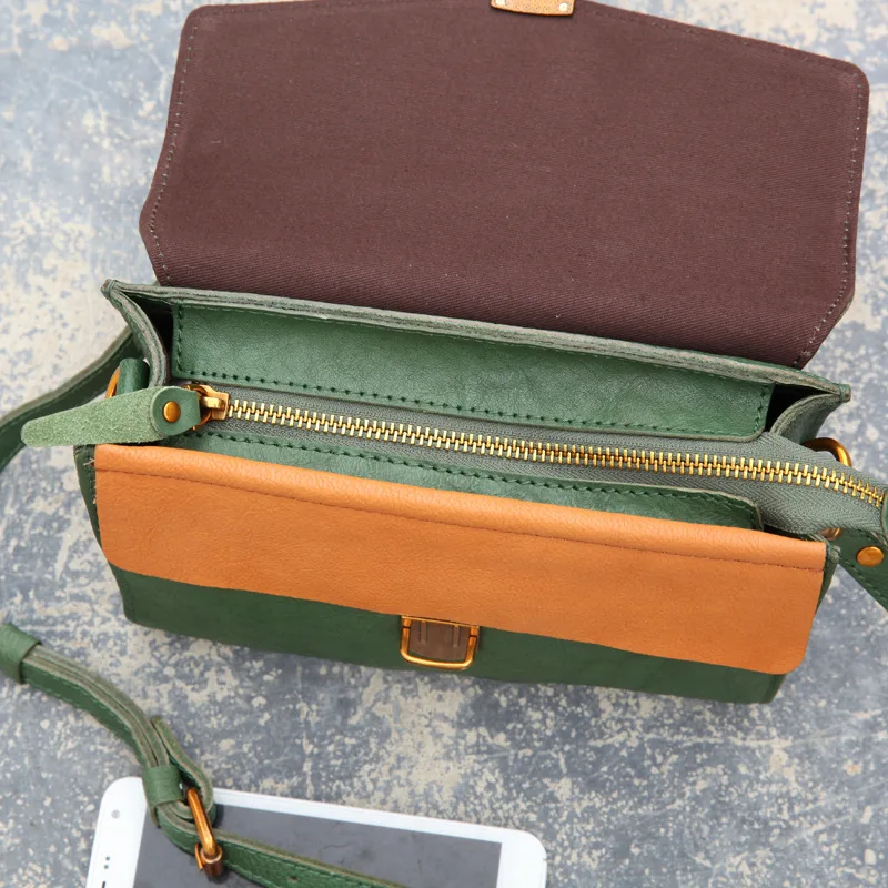 

Johnature Genuine Leather Women Bag 2021 New Handmade Nature Cowhide Handbag Vintage Solid Color Versatile Female Shoulder Bags