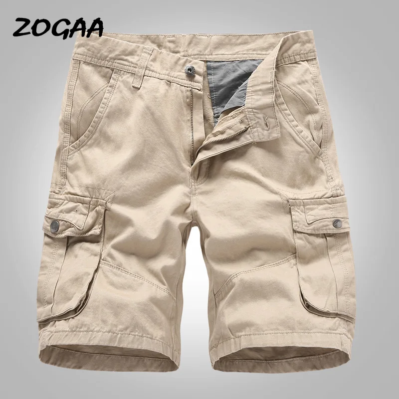 ZOGAA 2021 Новинка для мужчин мужские шорты 2020 новые Повседневное хлопковые
