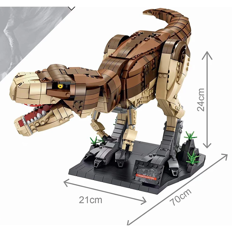 

Mini Creative 611001-02 Dinosaur Animal Simulation Model building blocks DIY Educational DIY Assembled Toys for Children Gift