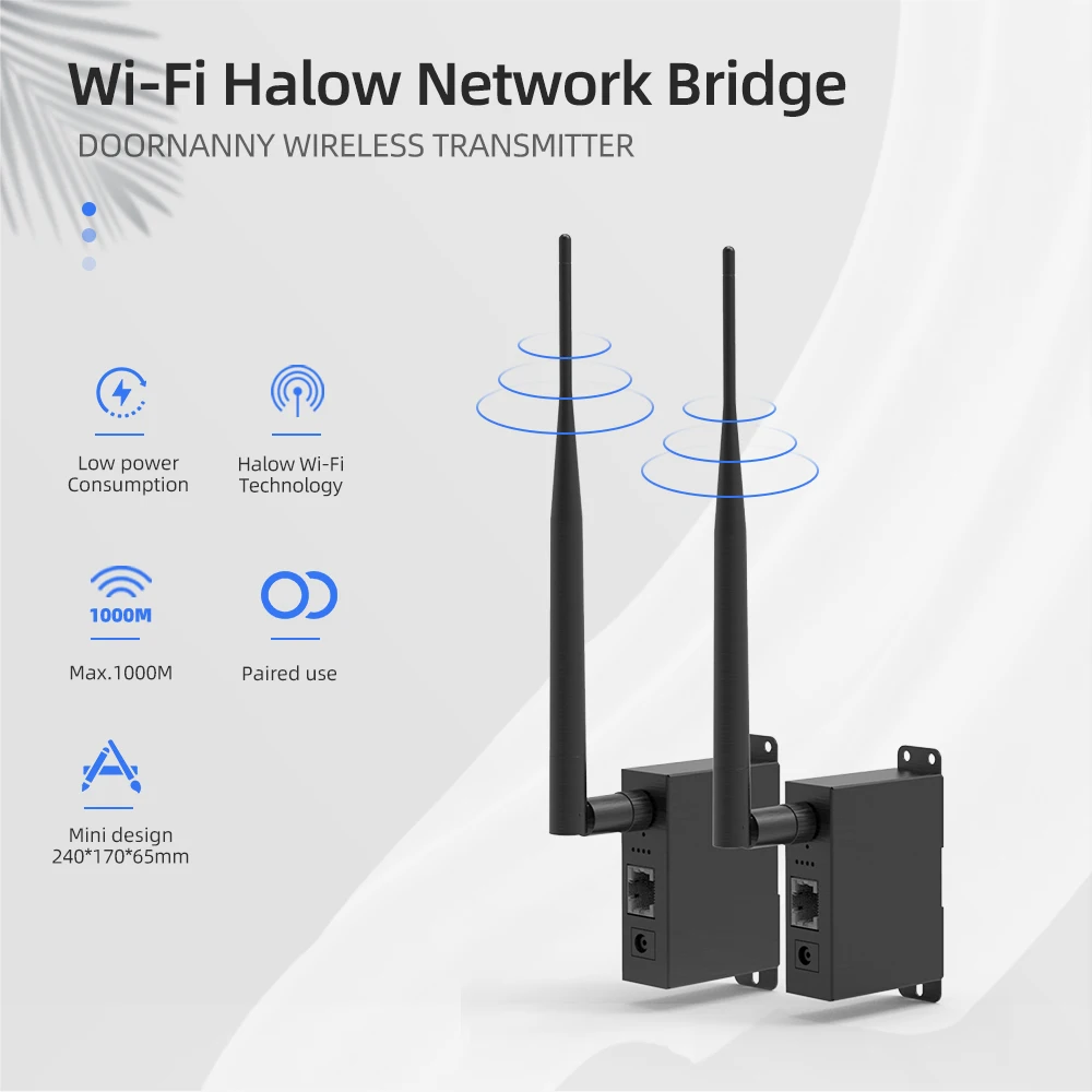 Комплект беспроводного приемопередатчика Jeatone Ethernet-порт соединение на улице