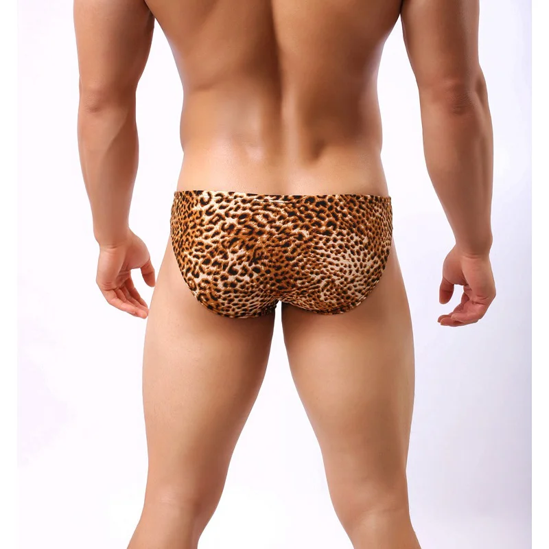 

Top Sell Leopard Men's Brief Modal Pants Underwear Trousers Men's Sports Casual Sexy Pants Men's Charm Comfortable Briefs Short