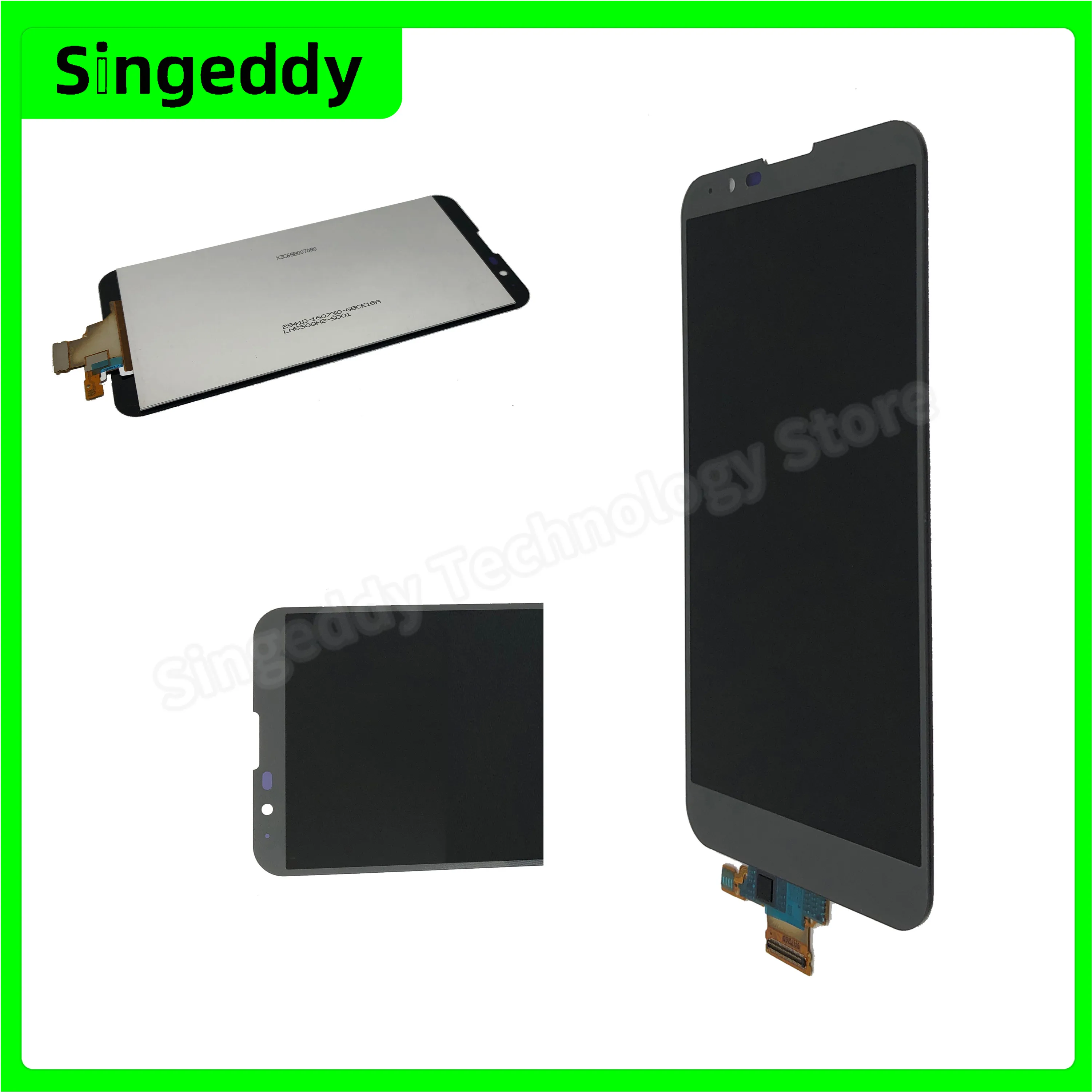 

K600 LCD Display For LG X FAST K600 Digitizer Assembly Touch Screen LCD Complete 2560*1440 TFT 5.5 Inch Grey Color