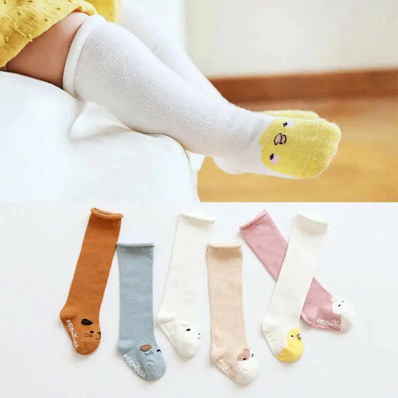 Весенне осенние длинные носки унисекс для маленьких мальчиков модные детские