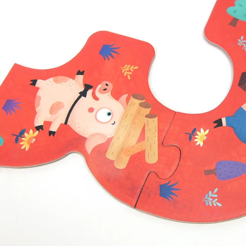 MiDeer, Обучающие игрушки-пазлы, коробка, пазлы для детей, цифровые бумажные креативные игрушки, детские головоломки, игрушки для детей 2-4 лет