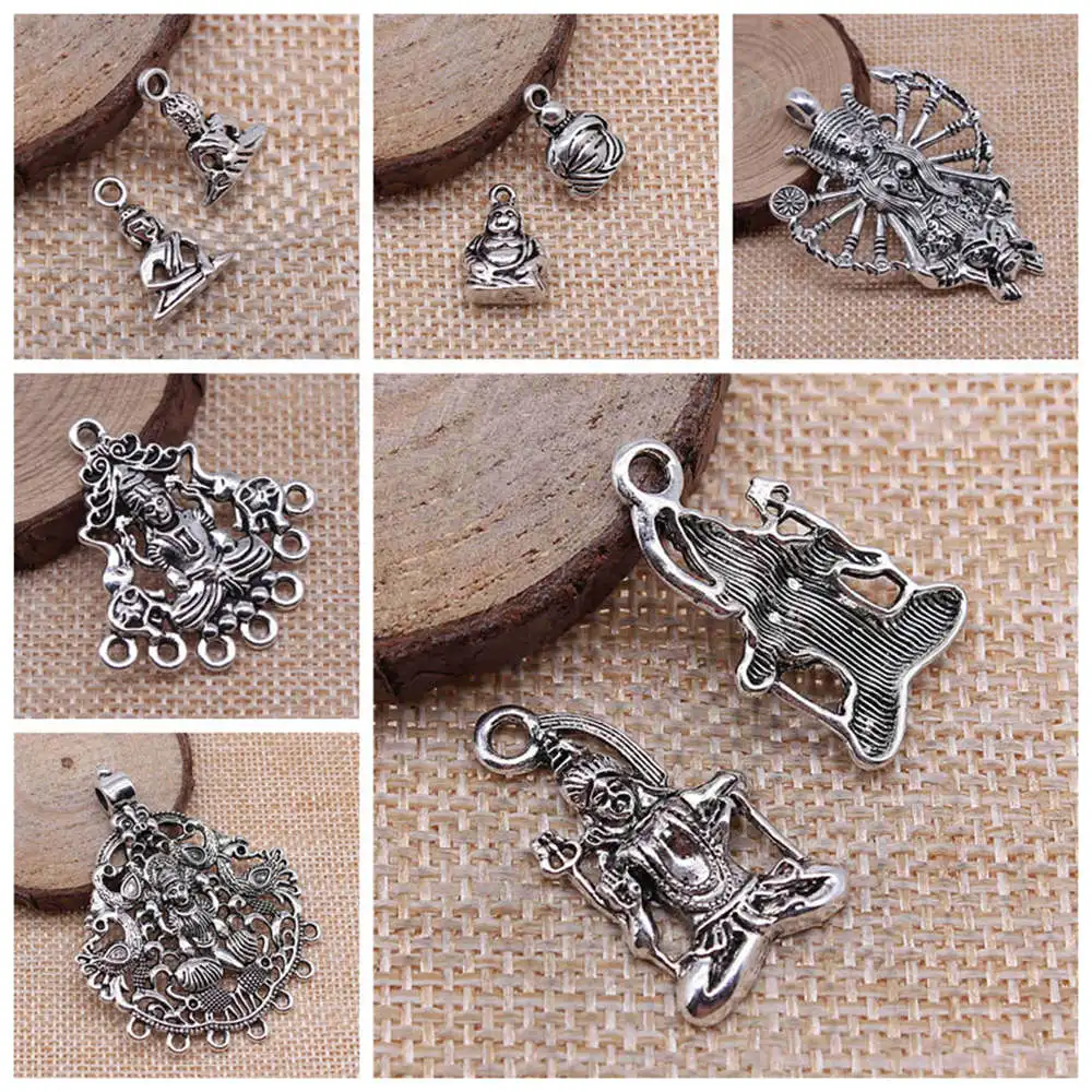 

Charms For Jewelry Making Kit Pendant Diy Jewelry Accessories Buddhist Statues Charms