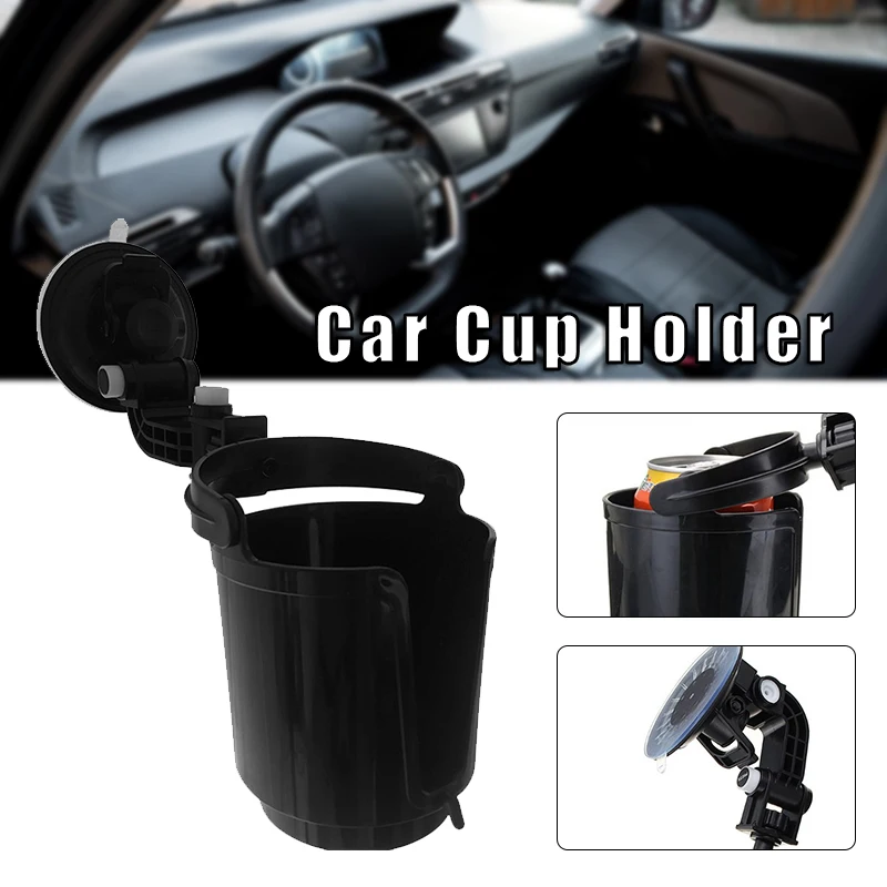 

Vehicle-Mounted Cup Holder Multifunctional Cup Stand Adjustable Mobile Phone Bracket for Auto Easy Installation ALS88