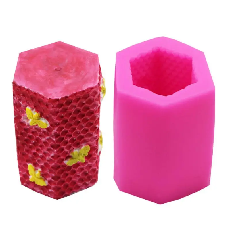 

2Pcs Bee Honeycomb Candle Molds Beehive Silicone Mold Kit Beeswax Candle Soap Handmade Candle Art Making Supplies