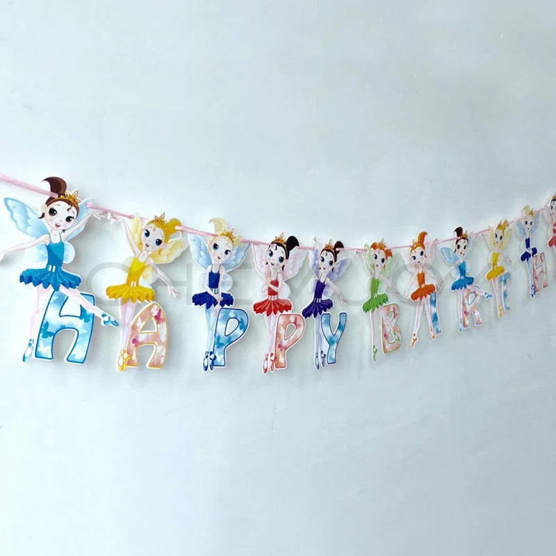 Детские украшения для стен в виде балерины|Флажки вымпелы и конфетти| |