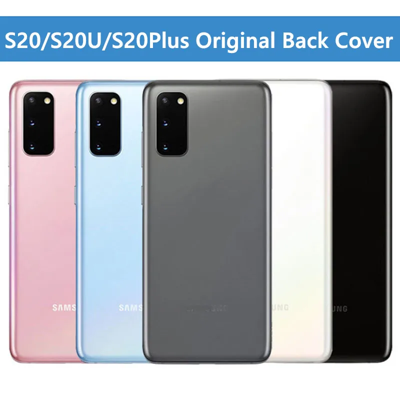 

Back Battery Door Rear Housing Cover Case With Camera Lens Frame For Samsung Galaxy S20 Ultra G988 S20 Plus S20+ G985 S20 G980