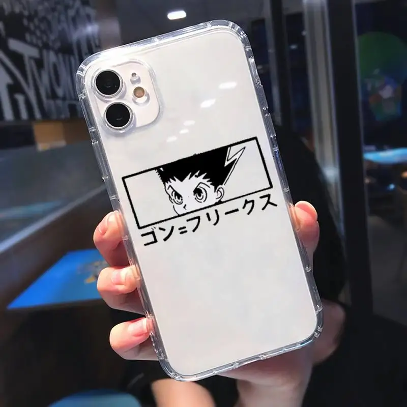 Чехол для телефона Hunter X Killua Zoldyck с аниме iphone 13 12 11 8 7 plus mini x xs xr pro max прозрачный