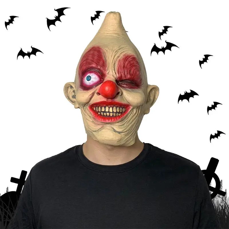 

Halloween Horror Infected Zombie Adult Head Mask Novelty Costume Party Full Face Mask Non-toxic Environmental Friendly