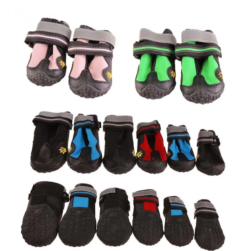 Уличная водонепроницаемая обувь для больших собак резиновая подошва