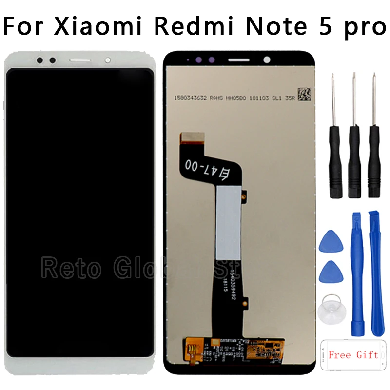 10 Touch AAA Качество для Xiaomi Redmi Note 5 Pro ЖК дисплей сенсорный экран дигитайзер Замена