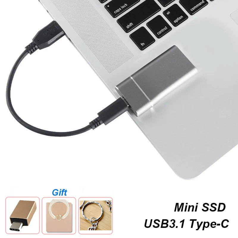Stmagic USB3.1 ssd Внешний 1 ТБ Металлический Мини Портативный твердотельный накопитель