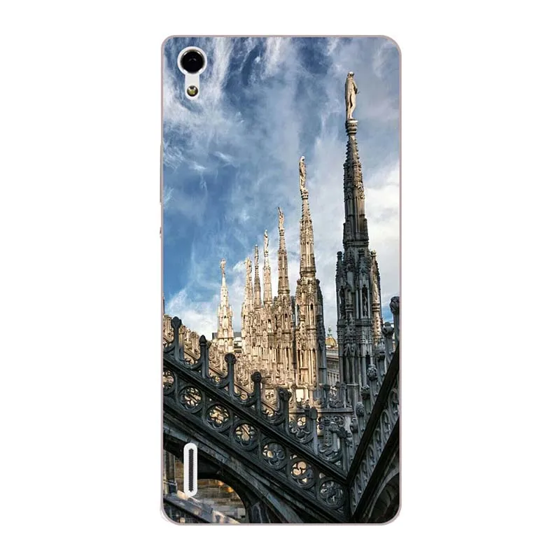Модный чехол для телефона huawei Ascend P7 P7-L07 5 0 &quotчехол мягкий P 7 Животное Мультфильм