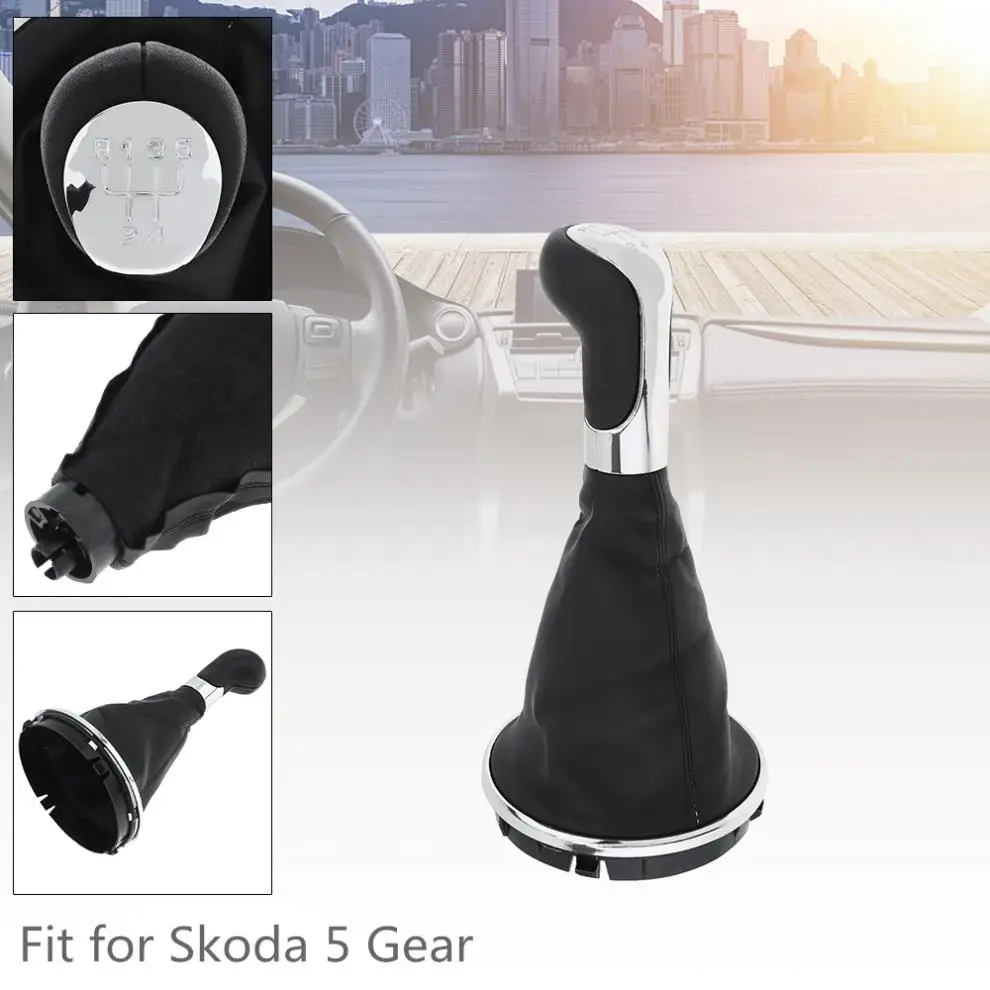 5 скоростей ABS + искусственная кожа ручной рычаг переключения передач Ручка С