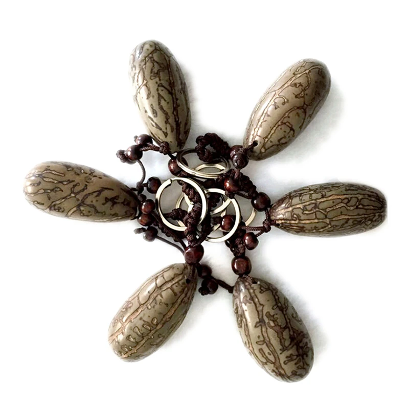 

1 Pc Bodhi Fruit Keychain Pendant Plastic Beads Keyring Buddhism Decor 6cm