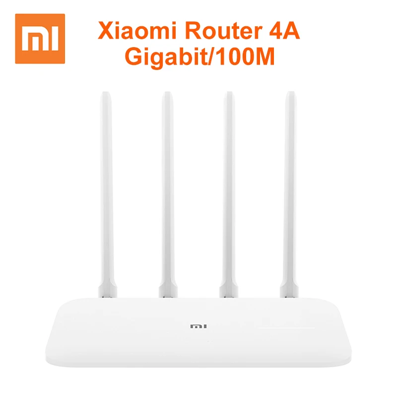 New Xiaomi Mi Router 4A Gigabit Version 2.4GHz 5GHz WiFi 1167Mbps WiFi Repeater 128MB DDR3 High Gain 4 Antennas Network Extender
