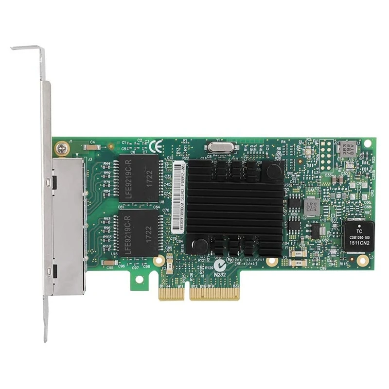 I350 T4V2 4 Порты и разъёмы Gigabit Ethernet PCI Express X4 Применение для I350AM4 адаптером сервера