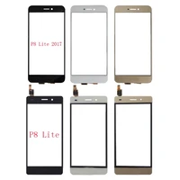 mobile touch screen for huawei p8 lite p8 lite 2017 touch screen digitizer panel front glass sensor 3m glue wipes