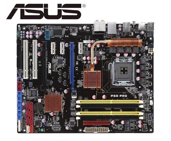 Материнская плата ASUS P5Q Pro DDR2 LGA 775 USB2.0 16 ГБ SATA II P45 рабочего Материнская плата