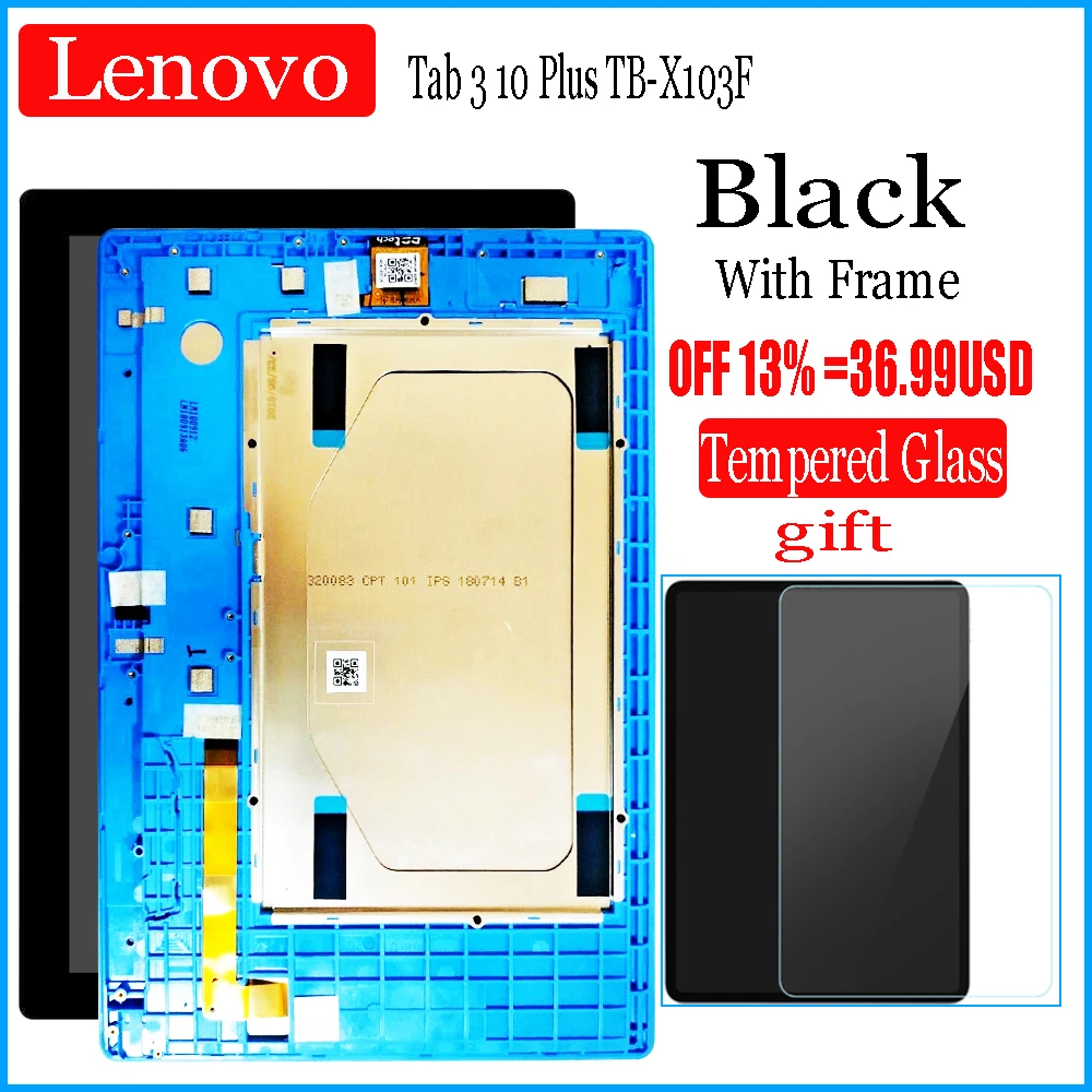 

10.1inch Touch screen Digitizer Assembly LCD Display For Lenovo Tab 3 10 Plus TB-X103F TB-X103 TB X103F TB X103 Screen Panel