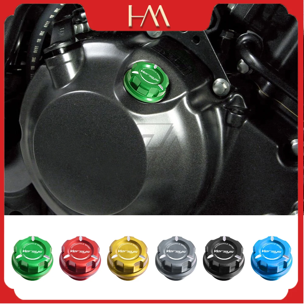 

For Kawasaki Versys 650 1000 After 2007 Motorcycle Engine Oil Cap Bolt Screw Filler Cover