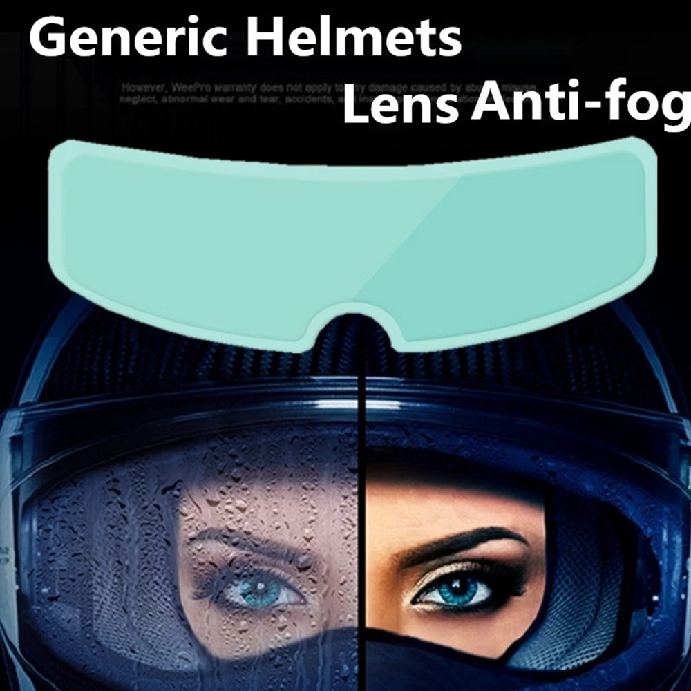 

Universal Motorcycle Helmet Optional Clear Rainproof Film Anti Rain Clear Anti-Fog Patch Screen for K3 K4 AX8 LS2 HJC MT Helmets