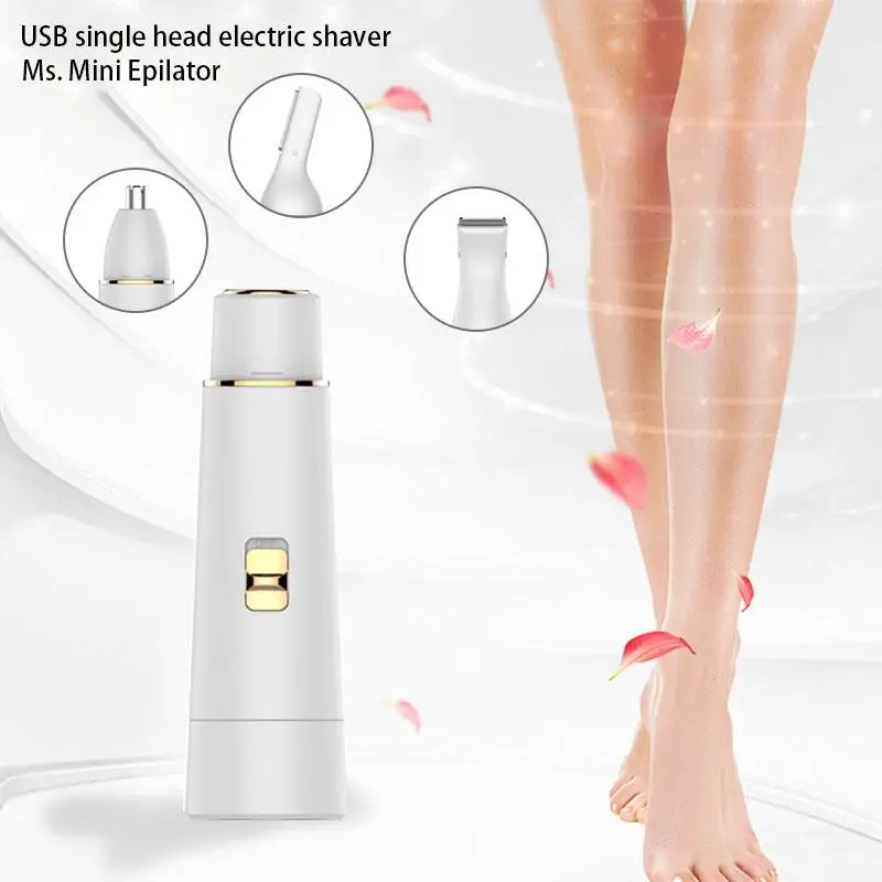 Safety Portable Usb Four in One Does Not Hurt The Pores Epilator Electric for Multiple Connectors All-Round Shaving | Бытовая техника