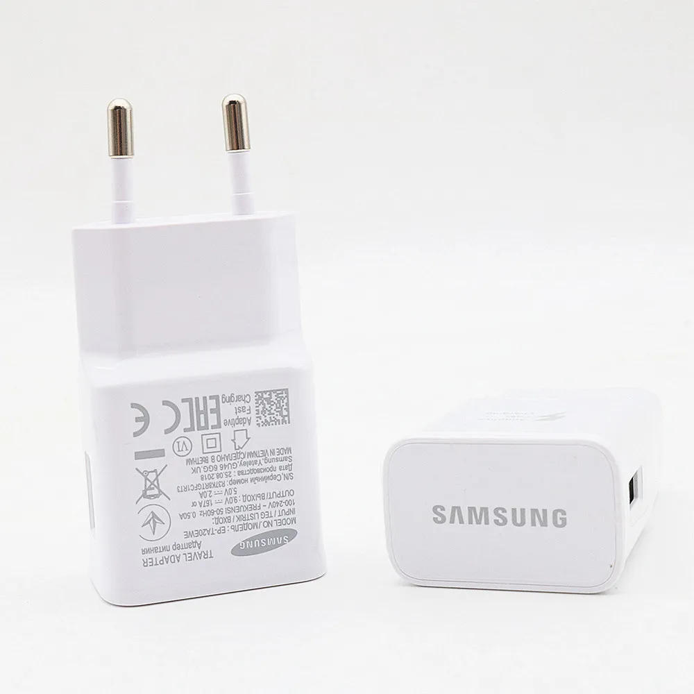 Оригинальное Адаптивное быстрое зарядное устройство Samsung для Galaxy S10 S9 S8 Plus Note 10 9 8