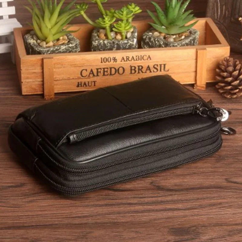 Мужская сумка для сотового телефона на пояс сумка-клатч мужская из натуральной