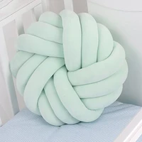 newborn knot pillows knotted pillow soft knot ball cushions popular home decor cushion ball nursing room decor yyj011