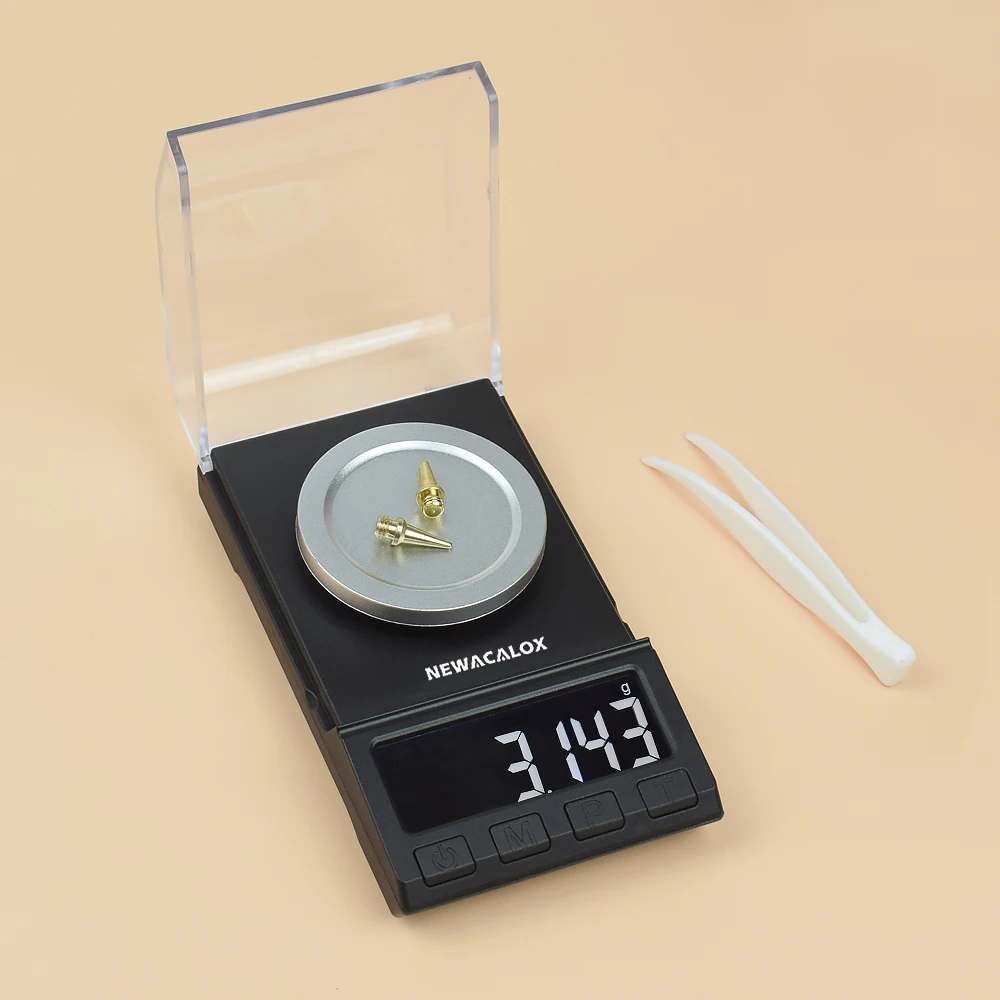 NEWACALOX цифровые миллиграммовые ювелирные весы 0,001 г точные электронные весы 100 г/50 г портативные многолабораторные Порошковые весы