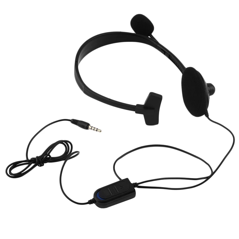 

For Computer PC Game Volume Control Call Center Headset With Microphone 3.5mm Plug Telephone Voice Interphone Headphone Dropship