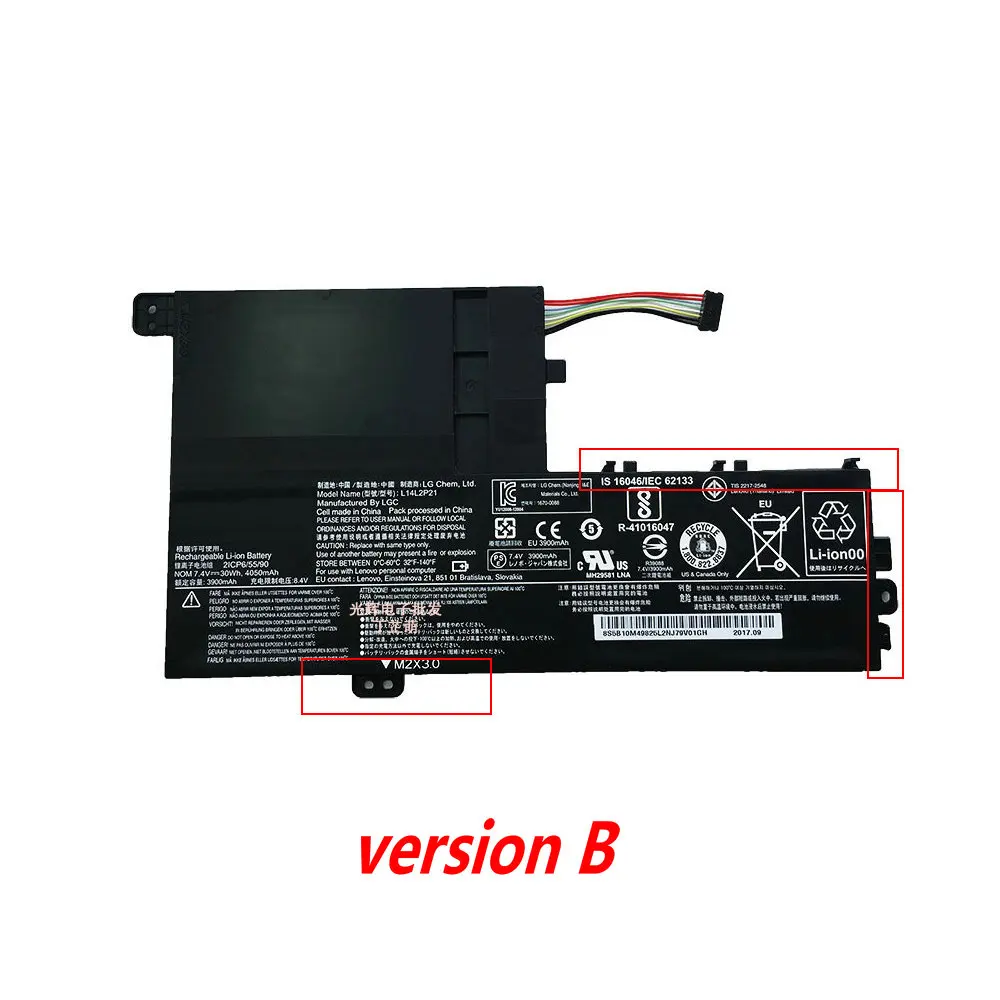 Новый L15M3PB0 L15L3PB0 L15C3PB1 аккумулятор для ноутбука Lenovo XiaoXin Chao 7000 7000-14 7000-14IKBR 15AST Series
