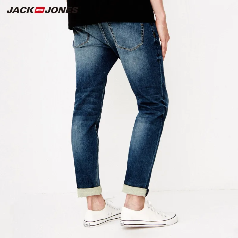 JackJones осенние мужские хлопковые Стрейчевые джинсы джинсовые штаны мужская