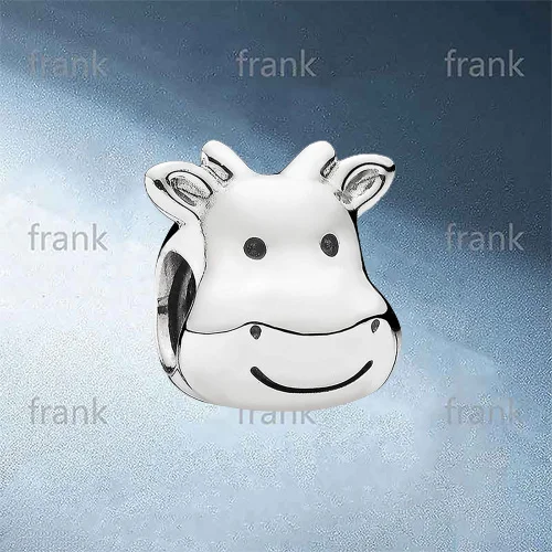 

791748 Cheerful Cow Charm