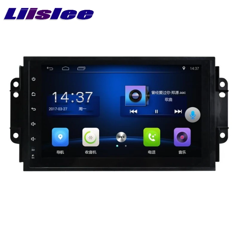 Для Chery Tiggo 3 2017 ~ 2019 NAVI LiisLee Автомобильный мультимедийный IPS GPS карты WIFI Аудио CarPlay